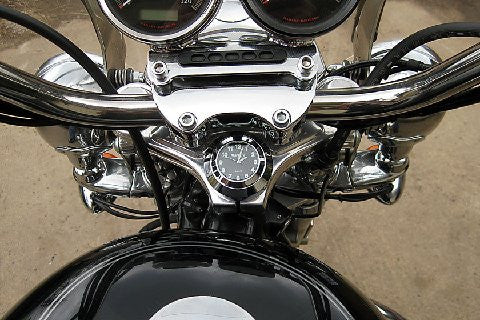Marlin's FSBC2 Large Billet Fork Stem Mount Fits 1980 - 2012 Softails® (Does Not Fit Springers®), and Dynas®,  Wide Glides®, FXDWG® most VRSC™ Motorcycle Clock or Thermometer