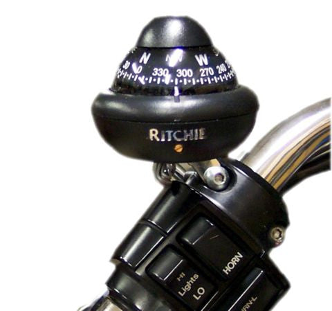 Marlin's Perch Clamp - Brake/Clutch - Windshield Motorcycle Sport Compass