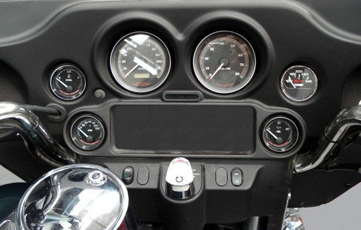 Marlin's Quest Compass in FLH Glide Bike Fairing Insert - Satellite Driven