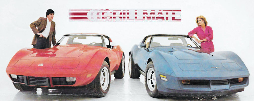Corvette Grillmate license plate filler fits '80-'82 C3 Vette with Corvette Inlay