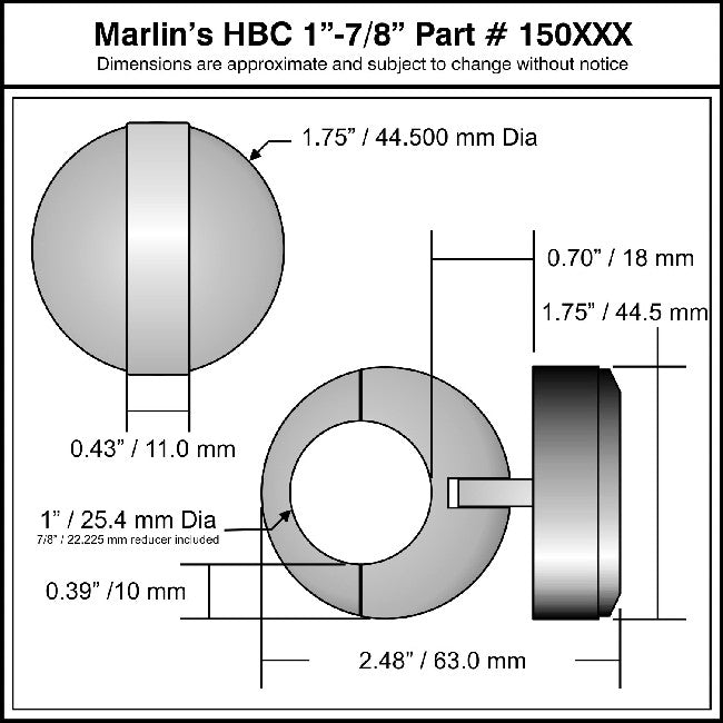Marlin's Chrome Motorcycle Clock Classic Adjustable Ring Style Handlebar Mount with CLASSIC Black and Silver Face
