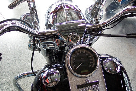 Marlin's Chrome Motorcycle Clock for Harley Davidson Road King