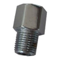 Straight 1/8 Pipe Male x Female Adapter Fitting Chrome Plated for use with Marlin's Liquid Filled Oil Pressure Gauge